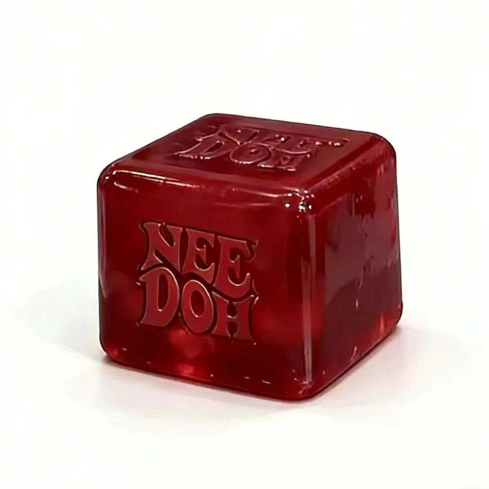 Cube Anti-Stress Squishy Fidget Toy Translucide