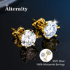 S925 Sterling Silver Moissanite Stud Earrings