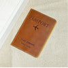 RFID-Blocking Leather Passport Holder