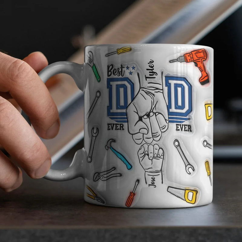 Taza de Café Personalizada 3D para Papá