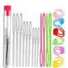 Complete Knitting & Sewing Needle Set with Stitch Markers