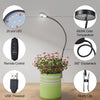 A full-spectrum USB LED grow light with a flexible gooseneck and sturdy clip, featuring 29 LEDs and remote control.