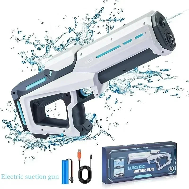 Automatic Rechargeable Water Gun with Extended Bottle Adapter