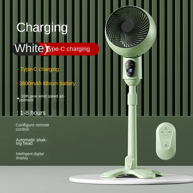 Adjustable Pedestal Fan with Remote Control and Timer