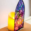 Acrylic Rose Gothic Arch Bookend for Bookshelf Decor