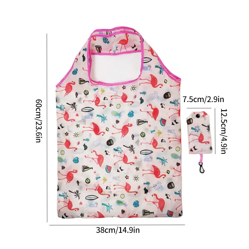 Foldable Nylon Shopping Tote