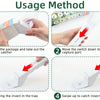 Instructions for using a handheld insect catcher clamp tool to open, cover, and swipe up to catch insects.