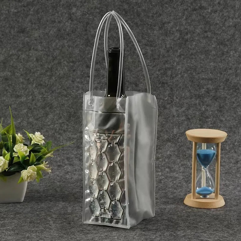 Bolsa Enfriadora Reutilizable de Gel para Vino y Bebidas