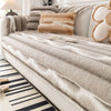 Plush Velvet Padded Sofa Cover with Non-Slip Backing