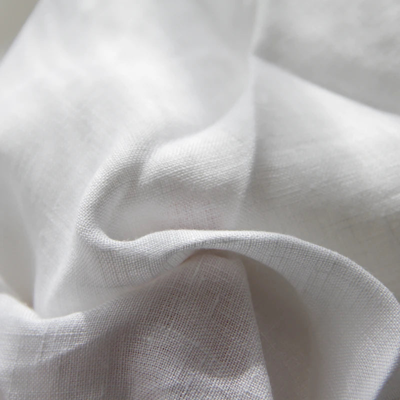 Stone Washed French Linen Flat Sheet – Breathable & Naturally Cool