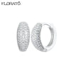 Minimalist CZ Huggie Hoop Earrings