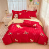 Brushed Polyester Duvet Cover with Matching Pillowcases