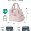 Insulated Double-Deck Lunch Bag with Leakproof Lining
