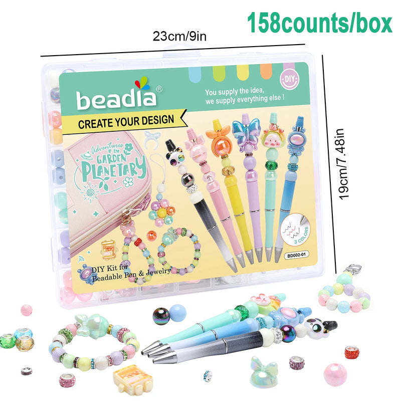 DIY Beadable Pen & Bracelet Craft Kit