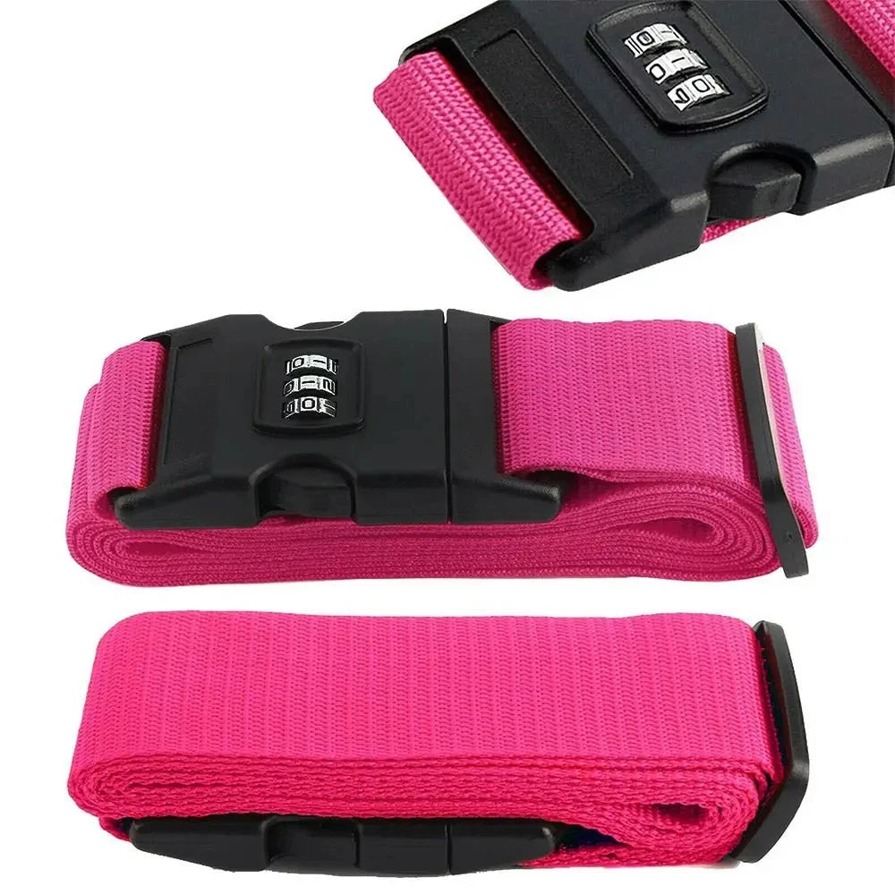 Heavy-Duty Adjustable Luggage Straps for Secure Travel