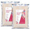 A bag of Funidy Flower Drying Silica Gel Crystals with a pink and orange floral design.