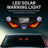 Solar-Powered Demon Eye LED Car Light