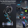 Foldable Magnetic Car Phone Mount with 360° Rotation