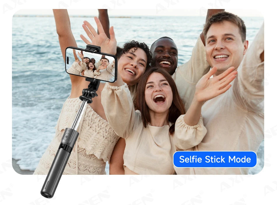 Portable Selfie Stick Tripod with Bluetooth Remote