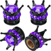 Crystal Crown Tire Valve Caps - Set of 4