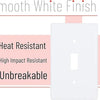 Durable ABS Wall Light Switch Cover Plate