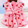 Strawberry Print Dog Dress
