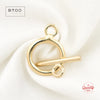 14K Gold Filled Toggle Clasp Set for Jewelry Making
