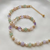 Dainty Gemstone Beaded Choker Necklace