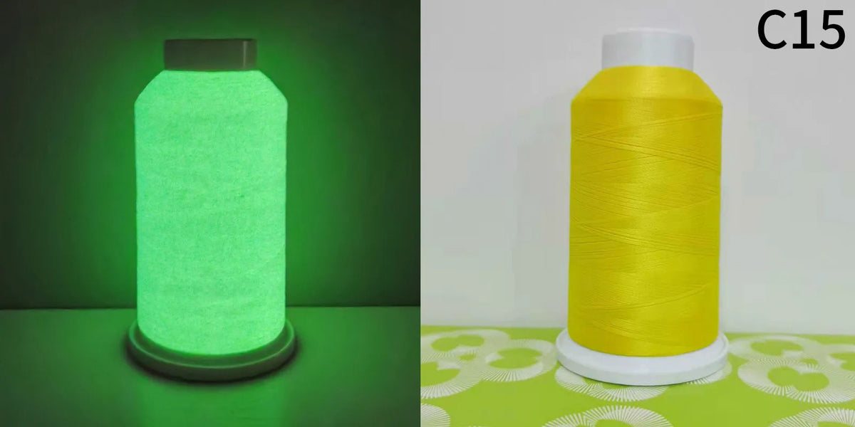 Glow-in-the-Dark Embroidery Thread for Sewing Projects