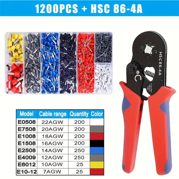 Professional Crimping Tool for Insulated Terminals