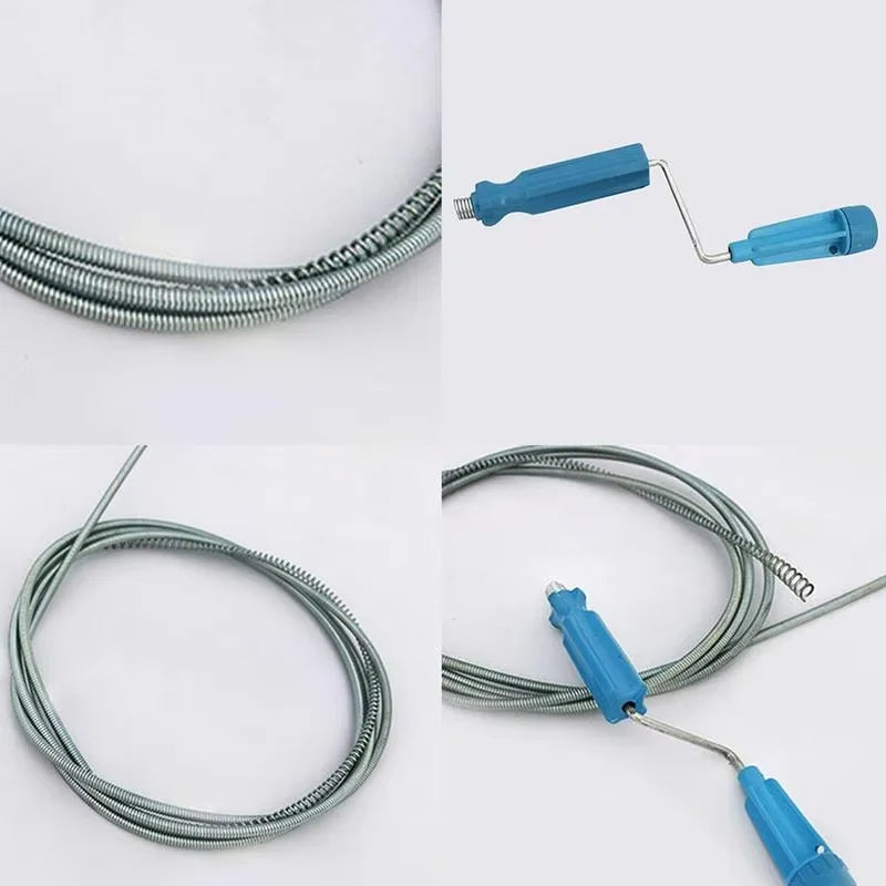 Flexible Drain Auger with Ergonomic Handle