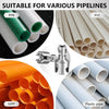 Electric Drill Compatible PVC Pipe Threader Kit for Internal and External Threads