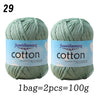 Premium 100% Cotton Yarn – Medium-Fine Weight for All-Season Knitting