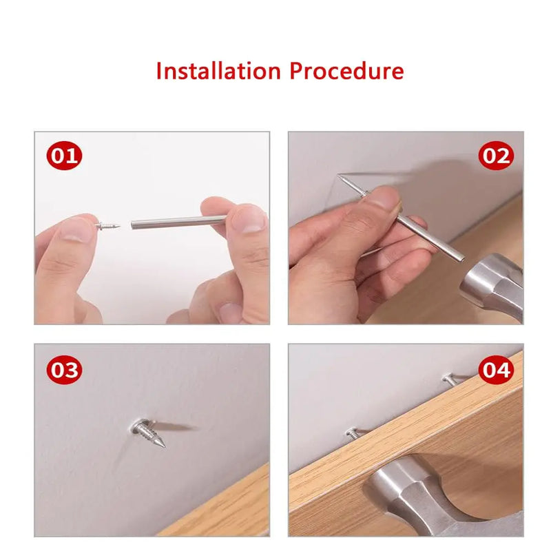 Invisible Skirting Nails for Seamless Molding Installation