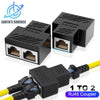 RJ45 Ethernet Coupler with Dual Female Ports