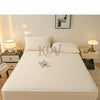 Plush Fitted Sheet Set with Pillowcases