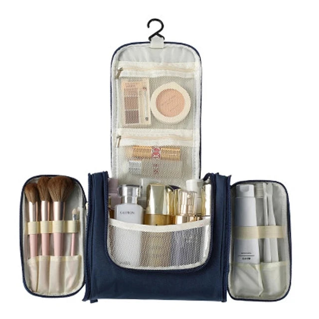 Floral Print Waterproof Hanging Travel Toiletry Bag