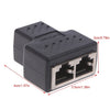 RJ45 Ethernet Coupler with Dual Female Ports