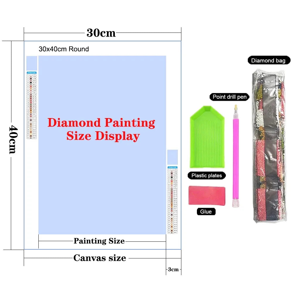 Modern Diamond Painting Kits - Fruit, Floral, and Abstract Designs