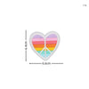 Rainbow Star & Heart Embroidered Iron-On Patches (Set of 10)