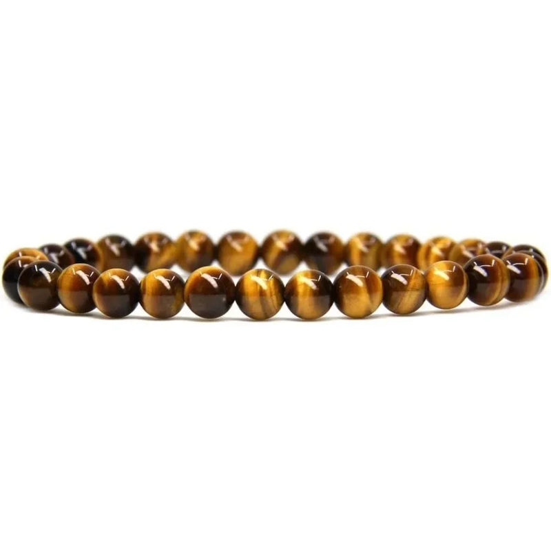 Natural Tiger Eye Beaded Bracelet