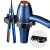 Wall-Mounted Hair Dryer & Straightener Storage Rack