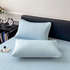 Ice Silk Cooling Bed Pad with Pillowcases – Breathable & Soft Summer Bed Mat