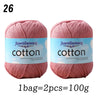 Premium 100% Cotton Yarn – Medium-Fine Weight for All-Season Knitting