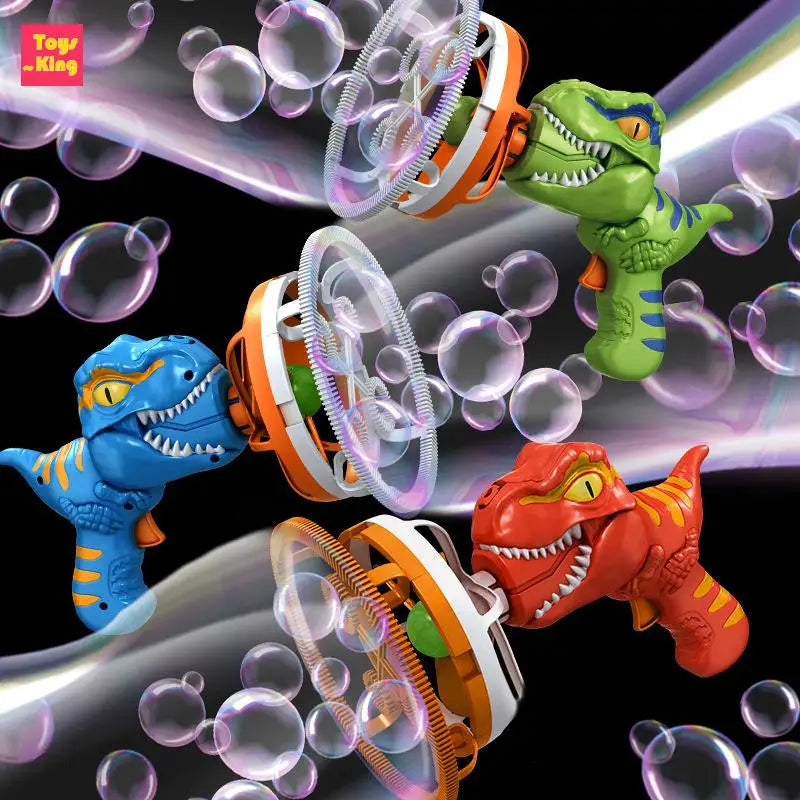 Dinosaur Bubble Blaster with Flashing Lights and Sound