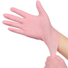 Pink Nitrile Disposable Gloves, Powder-Free