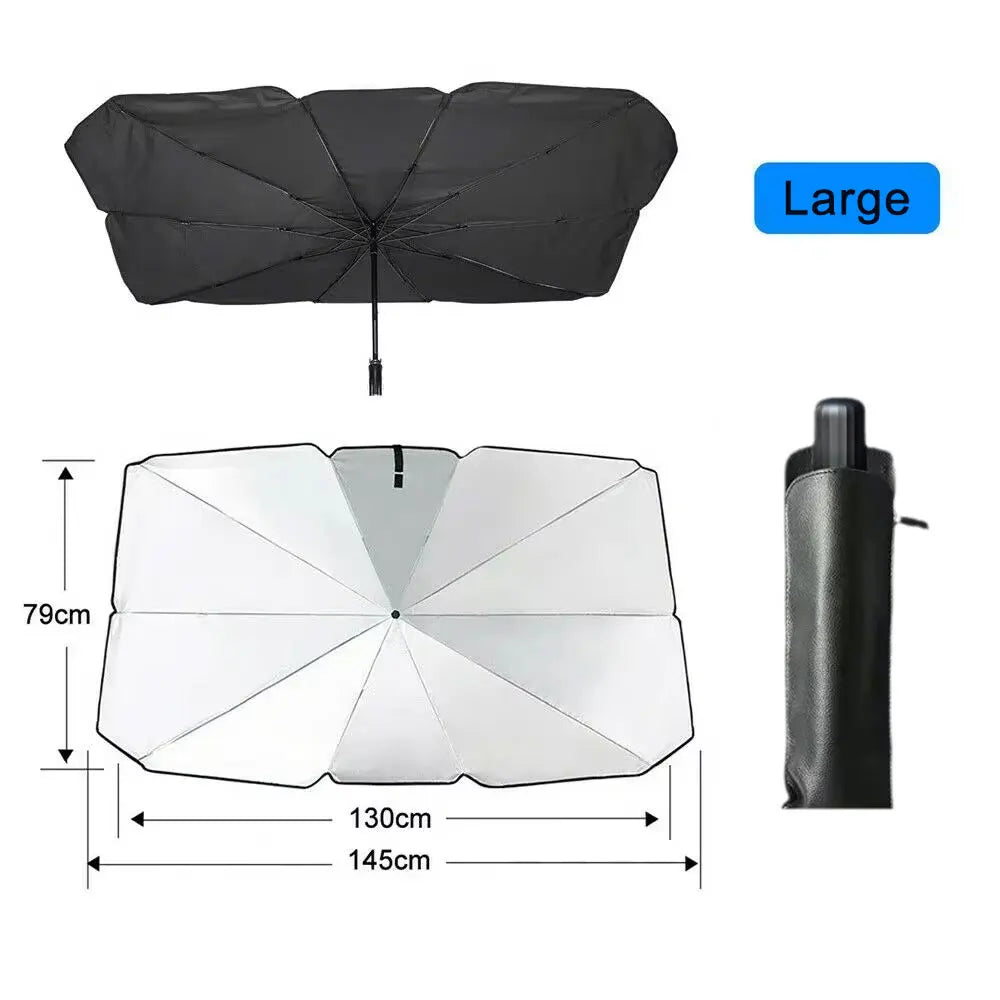 Foldable Car Windshield Sunshade Umbrella with UV Protection