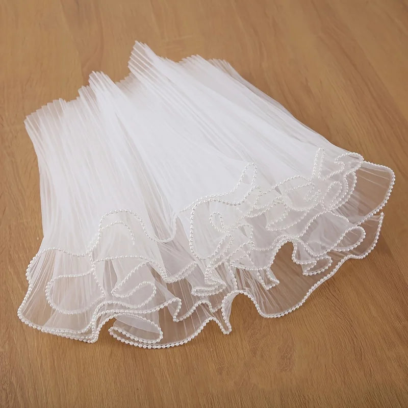 Pleated Wavy Bouquet Wrap