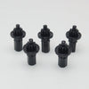 A set of five black replacement drivers for Takara Tomy Battling Top.