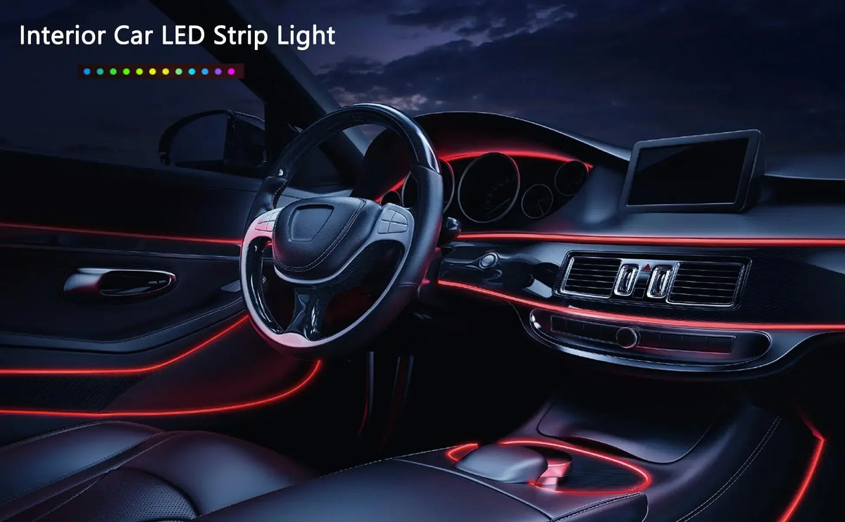Flexible USB LED Neon Strip Light for Car & Home